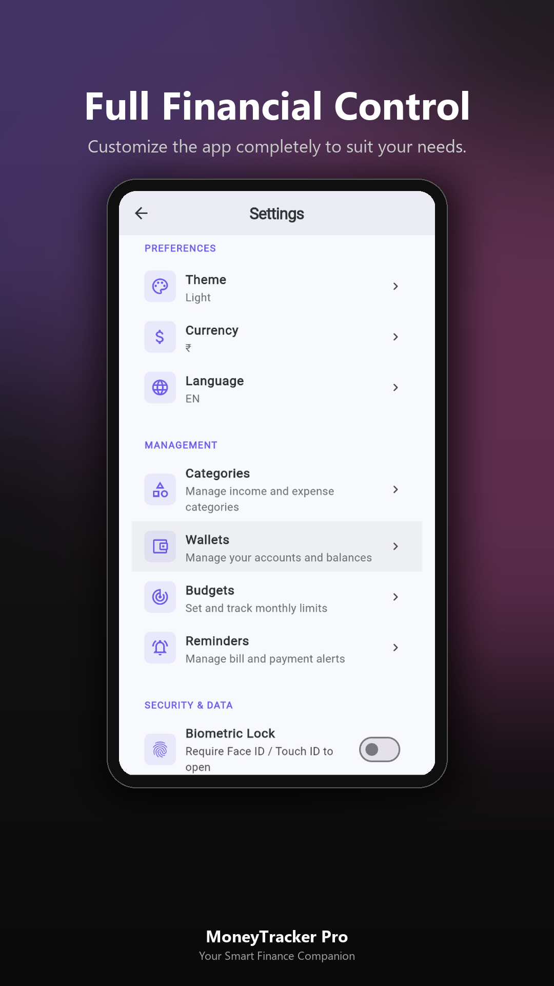 MoneyTracker Pro Analytics
